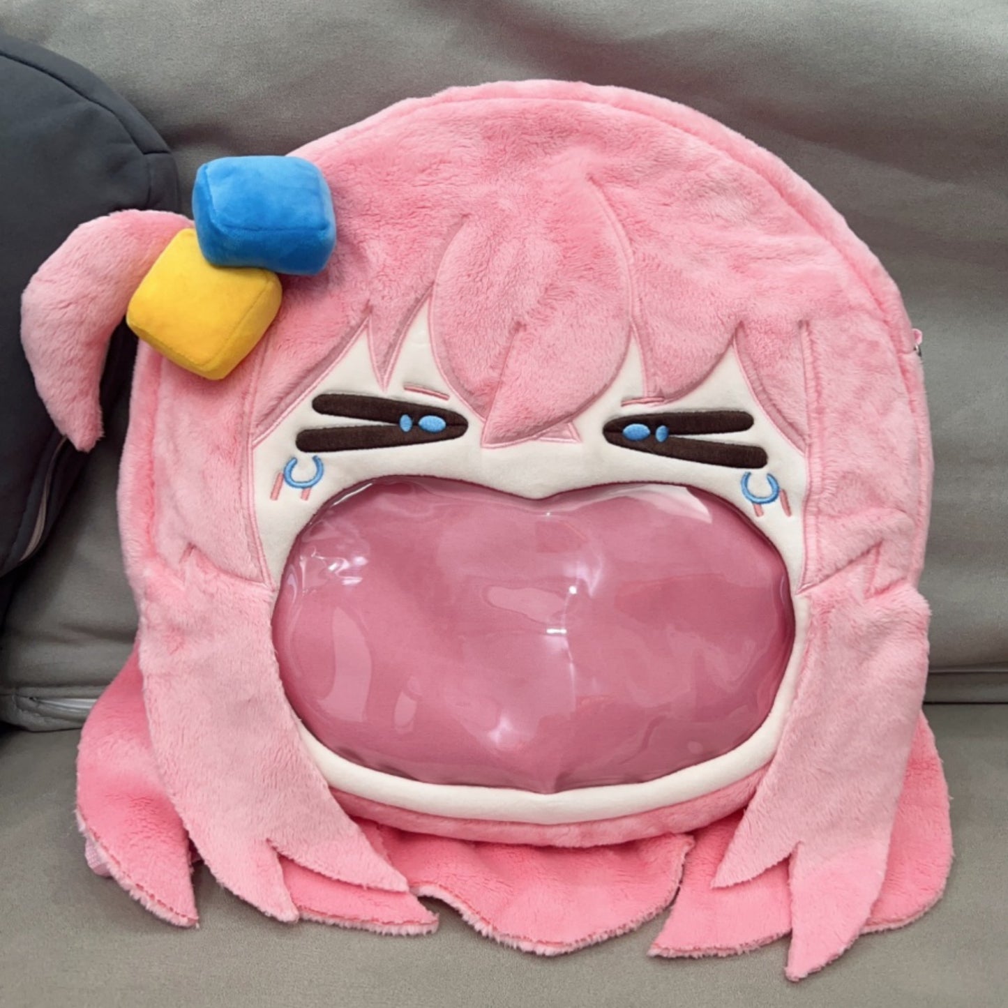 Bocchi the Rock Gotou Hitori Plush Backpack Crossbody Bag