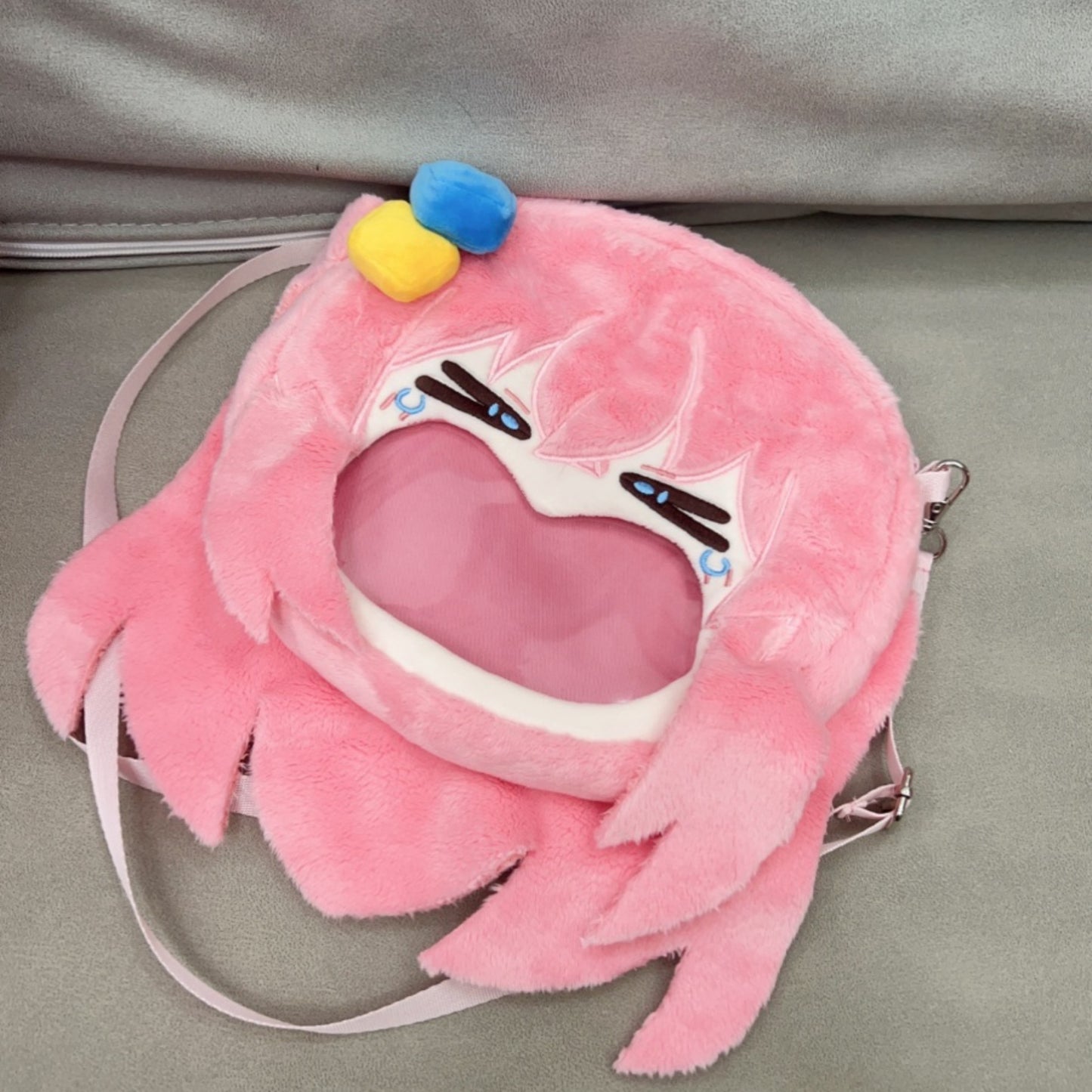 Bocchi the Rock Gotou Hitori Plush Backpack Crossbody Bag