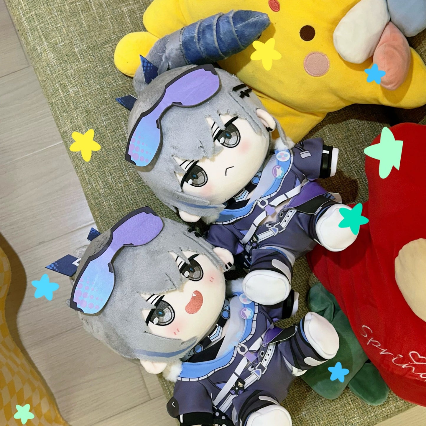 Yolo Anime Honkai: Star Rail Silver Wolf 30cm Plush Doll Dress Up Toy Plushie