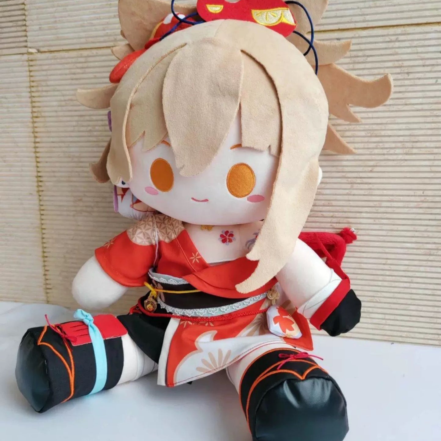 Yolo Anime Genshin Impact Yoimiya Plush Doll Dress up Plushie Toy 40cm