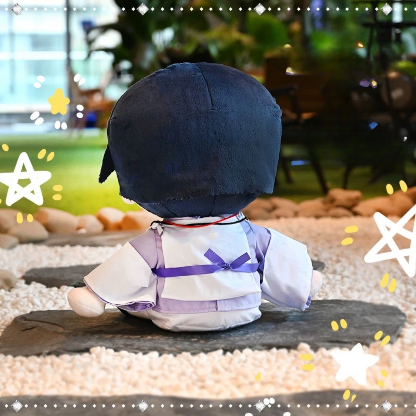 Yolo Anime Genshin Impact  Scaramouche Plush Dress up Doll  Plushie Toy 15.7''