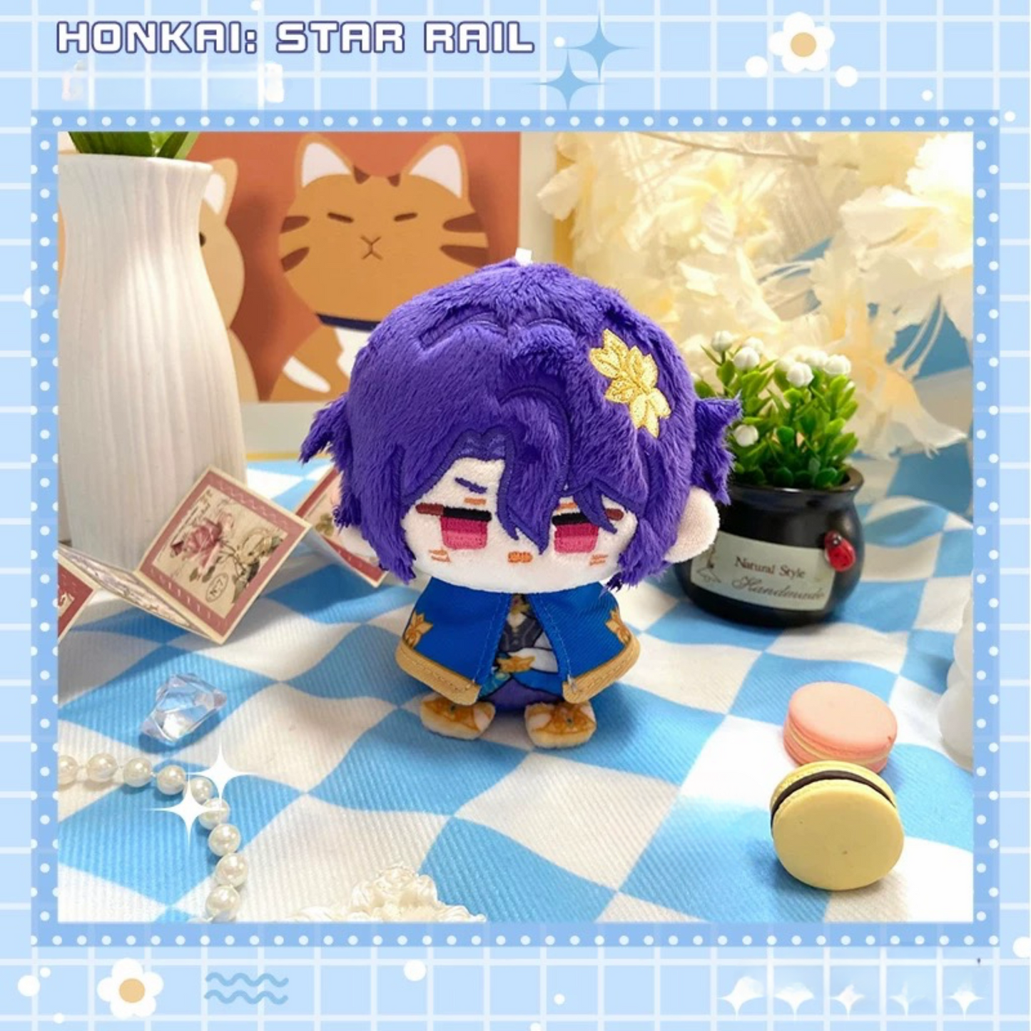 Yolo Anime Honkai: Star Rail Sparkle Plush Doll Plushies Toy 12CM