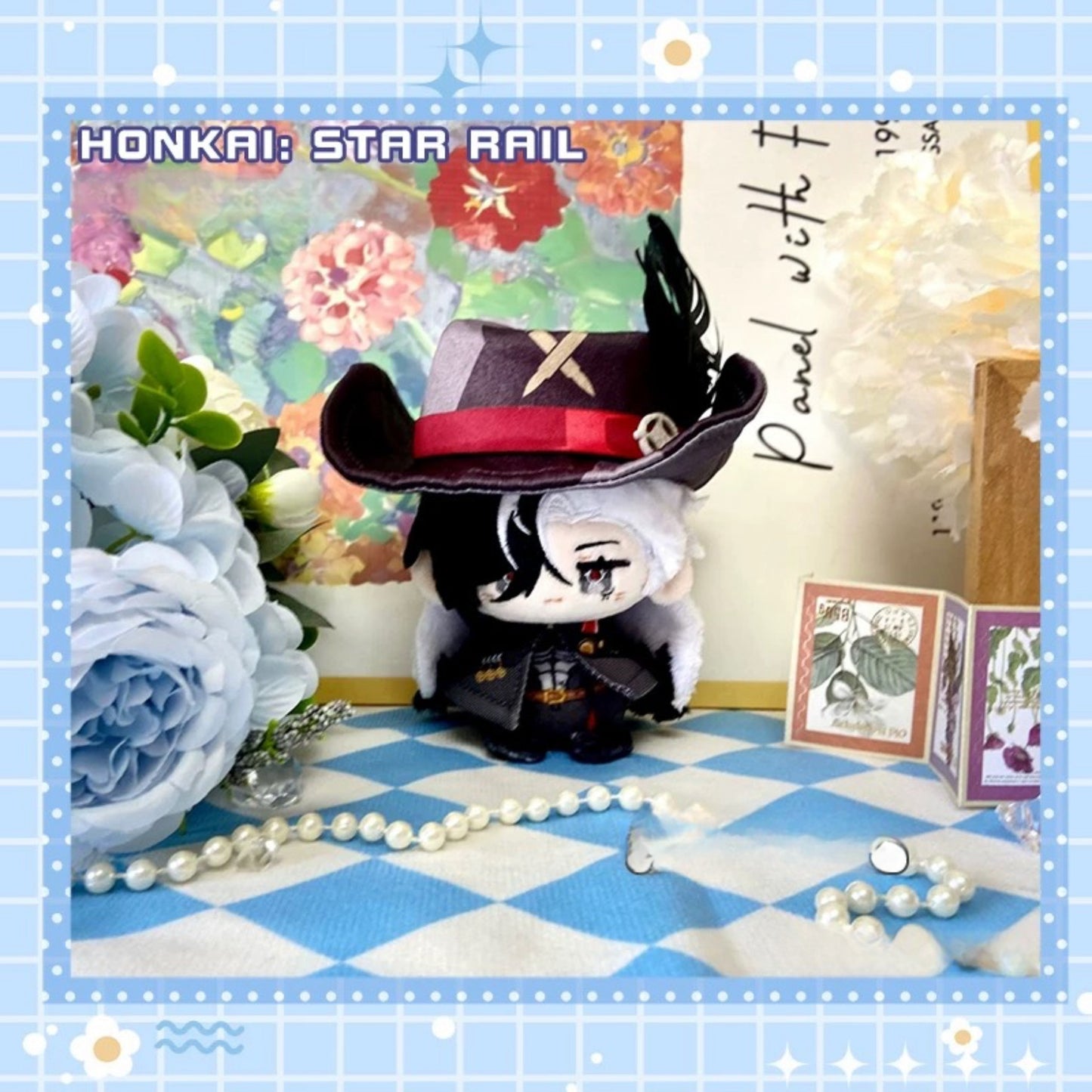 Yolo Anime Honkai: Star Rail Xuan Fu March 7th Stelle Gallagher Boothill Plush Keychain Toy