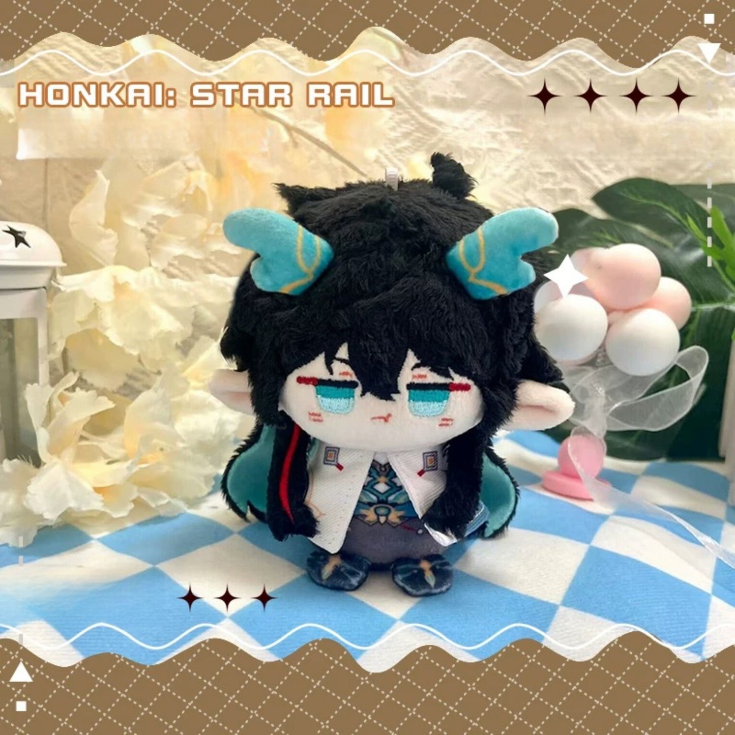 Yolo Anime Honkai: Star Rail Dan Heng·Imbibitor Lunae Blade Luocha Plush Keychain Toy