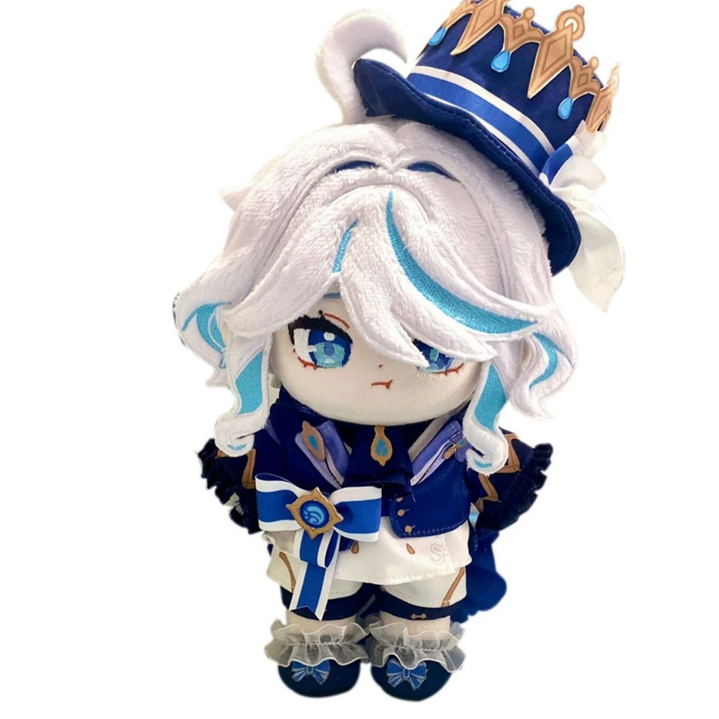 Yolo Anime Genshin Impact Furina Focalors Dress Up Plush Doll Toy 20 CM