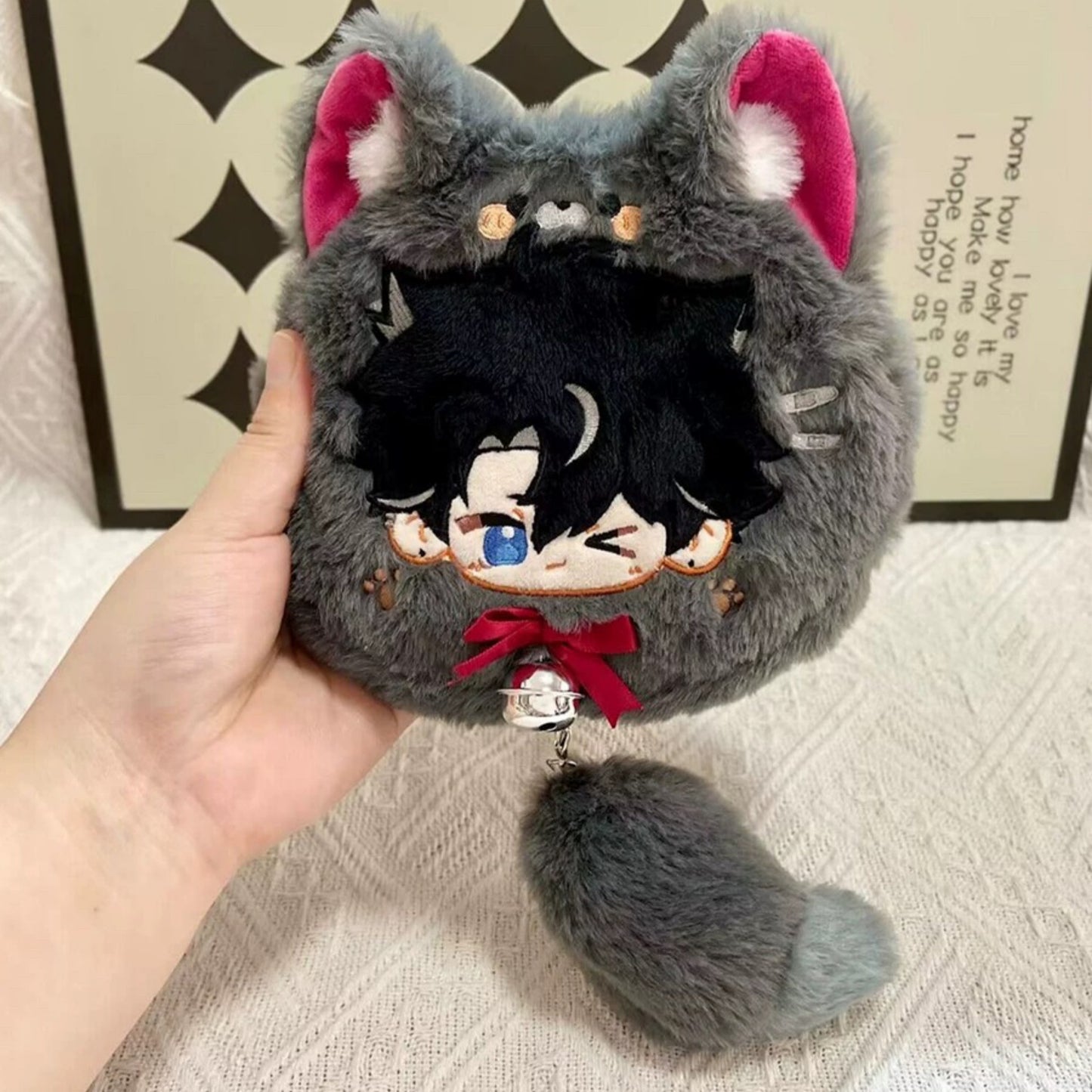 YoloAnime Genshin Impact Wriothesley Plush Storage Bag Wallet Gift