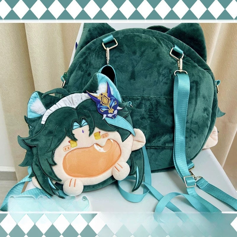 Yolo Anime Genshin Impact Xiao Crossbody Shoulder Bag