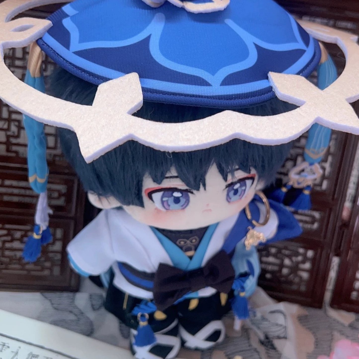 Yolo Anime Genshin Impact Scaramouche Wanderer Plush Doll Dress up Toy Plushie 20cm