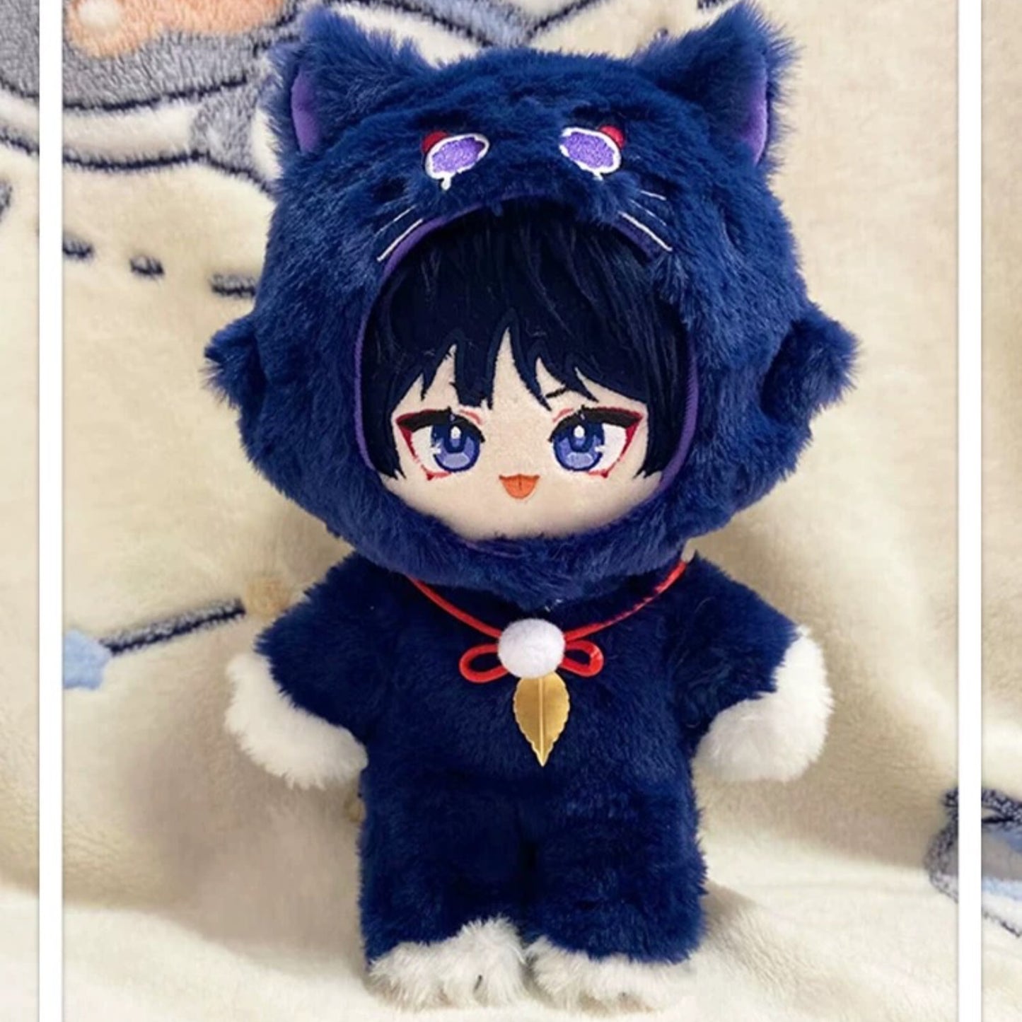 Yolo Anime Genshin Impact Wanderer Scaramouche Dress up Plushie 20cm Plush Doll Toys