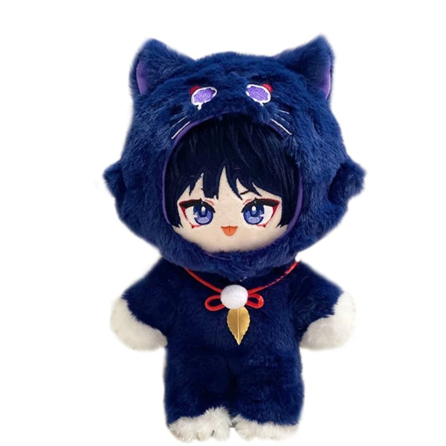 Yolo Anime Genshin Impact Wanderer Scaramouche  Dress up Plushie 20cm Plush Doll Toys