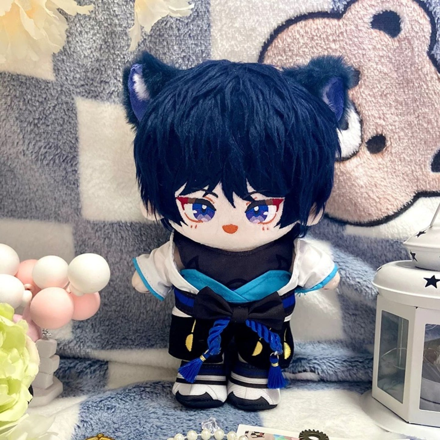 Yolo Anime Genshin Impact Scaramouche Plush Doll Dress up Plushie Toy 20CM