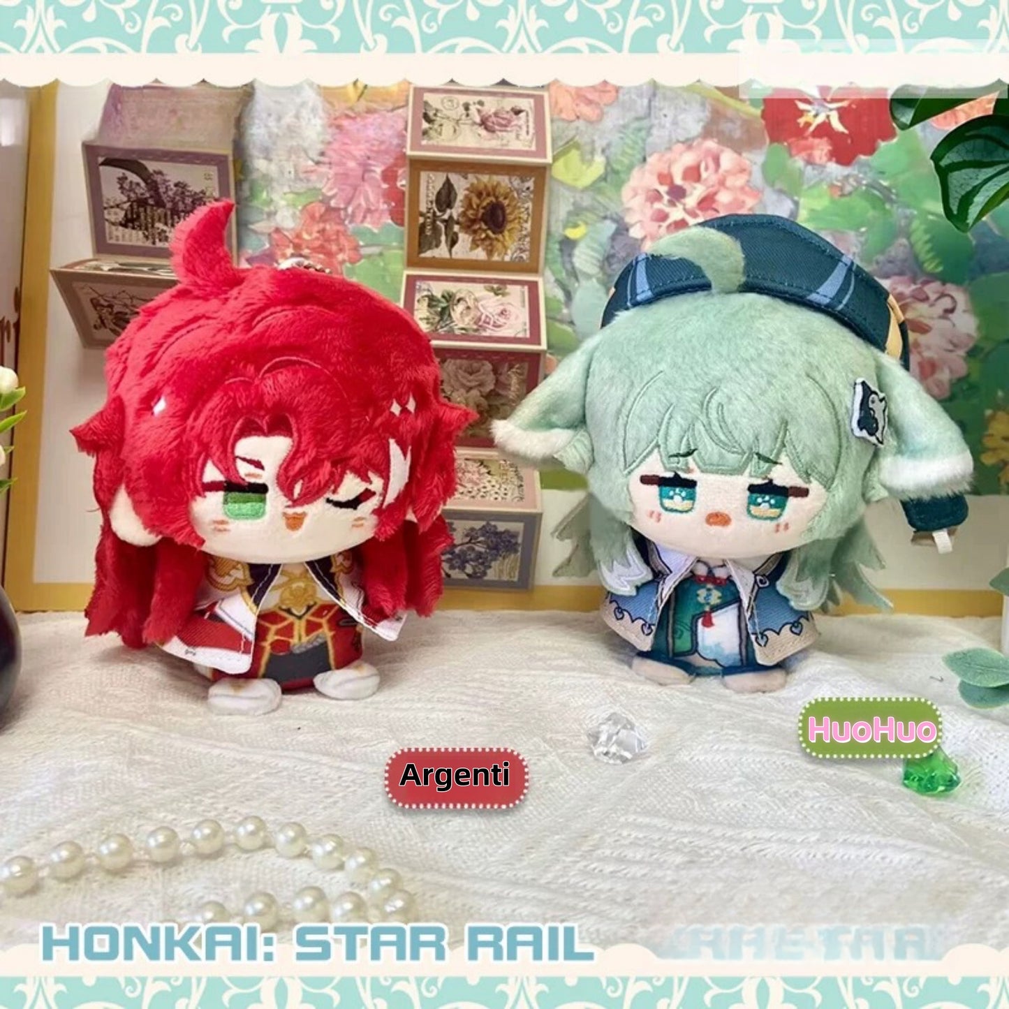 Yolo Anime Honkai: Star Rail Huohuo Argenti Plushie Toy Plush Keychain Doll 12 CM