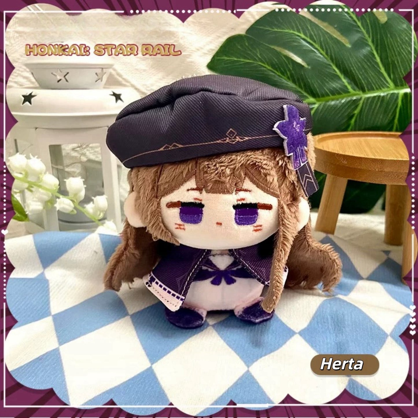 Yolo Anime Honkai: Star Rail Kafka Bailu Herta Jingyuan Danheng Plushie Plush Doll Toy 12 CM