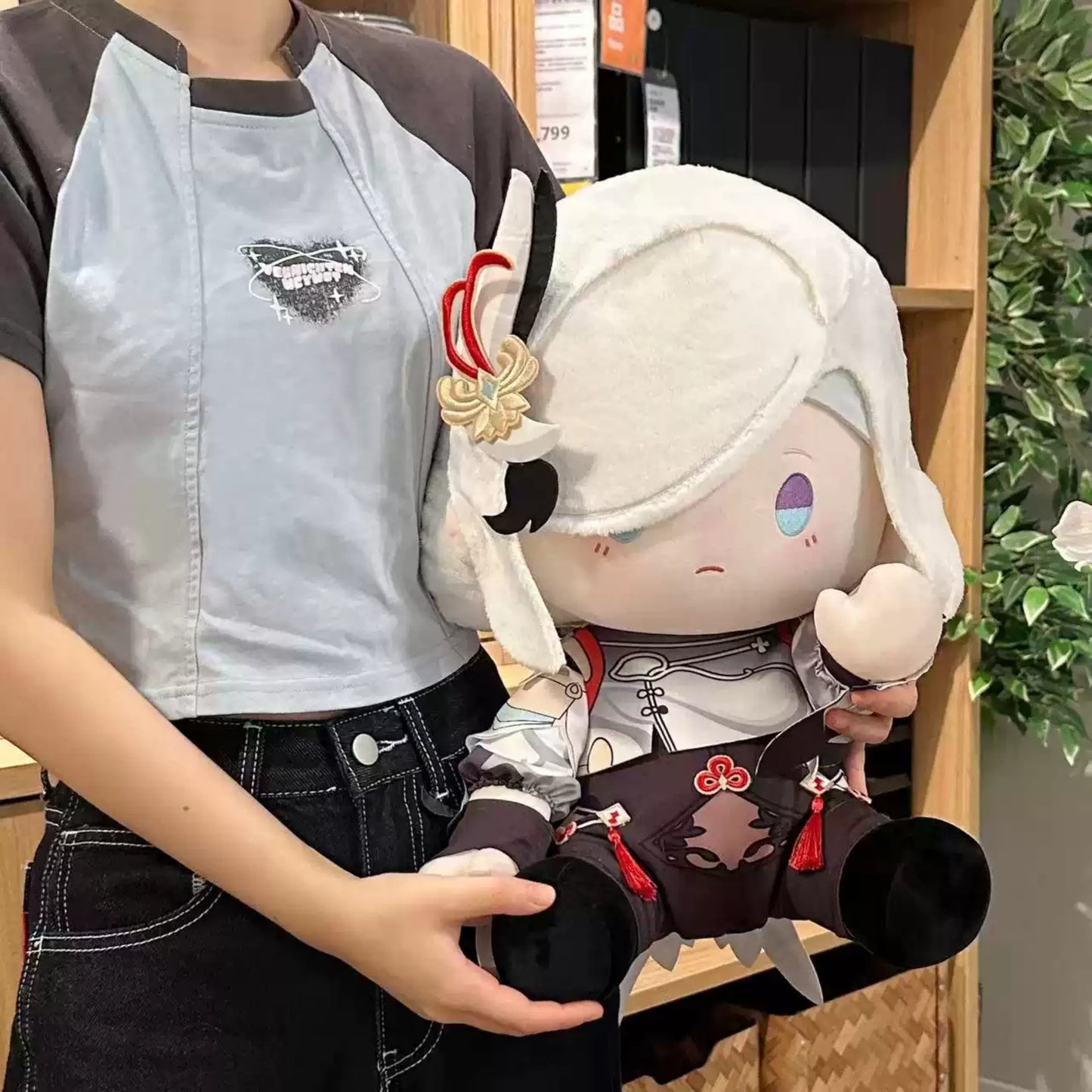 Yolo Anime Genshin Impact Shenhe Plush Doll Dress up Stuffed Toy Gift