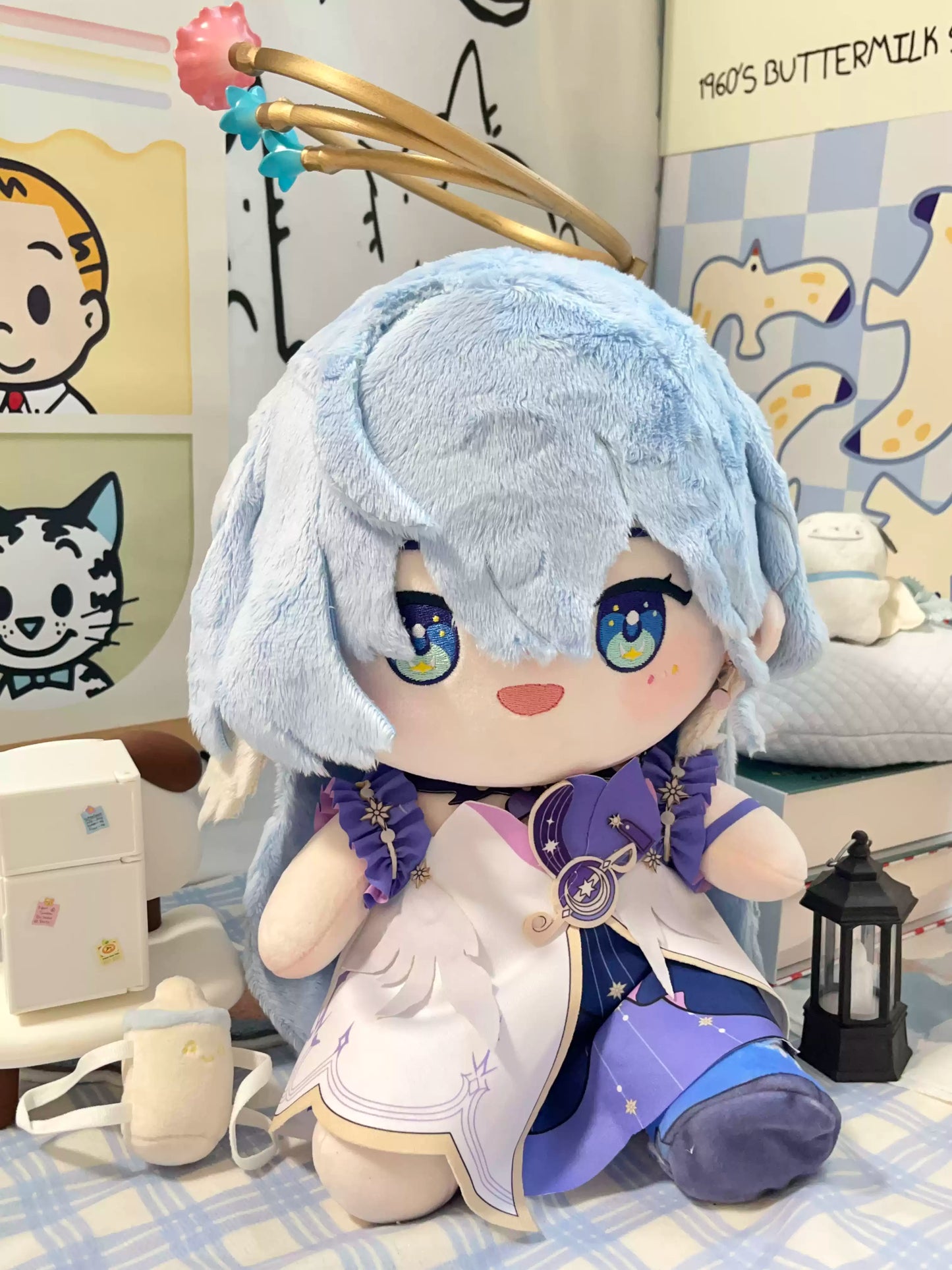 Yolo Anime Honkai: Star Rail Robin Plush Doll Stuffed Dress Up Toy Plushie 20cm