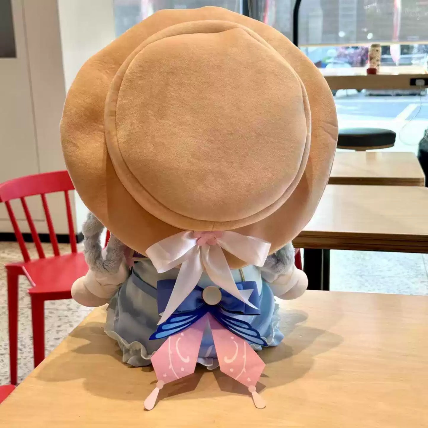 Yolo Anime Genshin Impact Fan-made Kamisato Ayaka Plush Doll Dress Up Stuffed Plushie Toy 40cm Gift