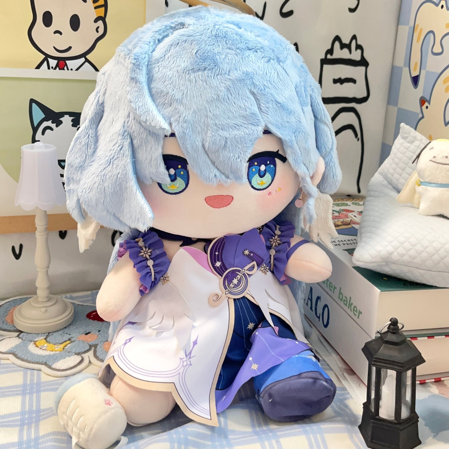 Yolo Anime Honkai: Star Rail Robin Plush Doll Stuffed Dress Up Toy Plushie 20cm