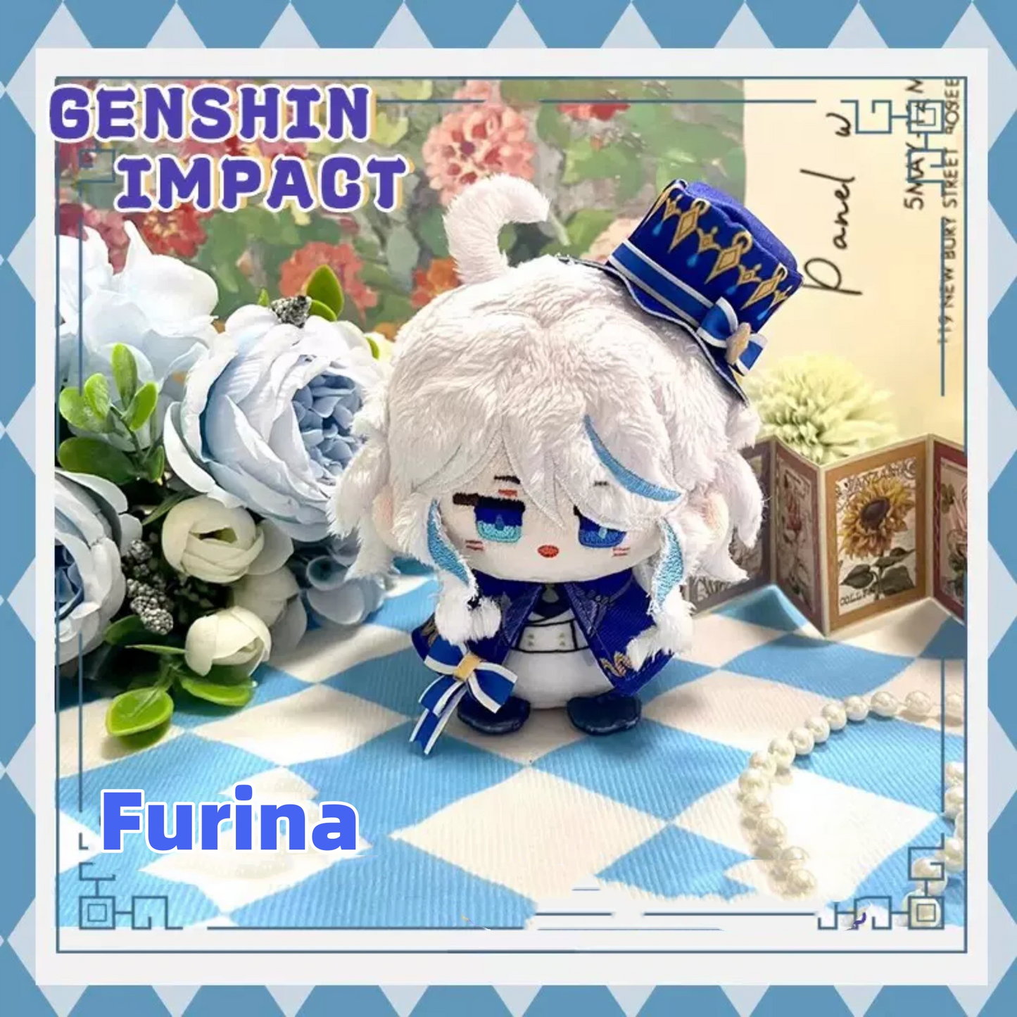Genshin Impact Furina Focalors  Navia 12CM Plush Doll