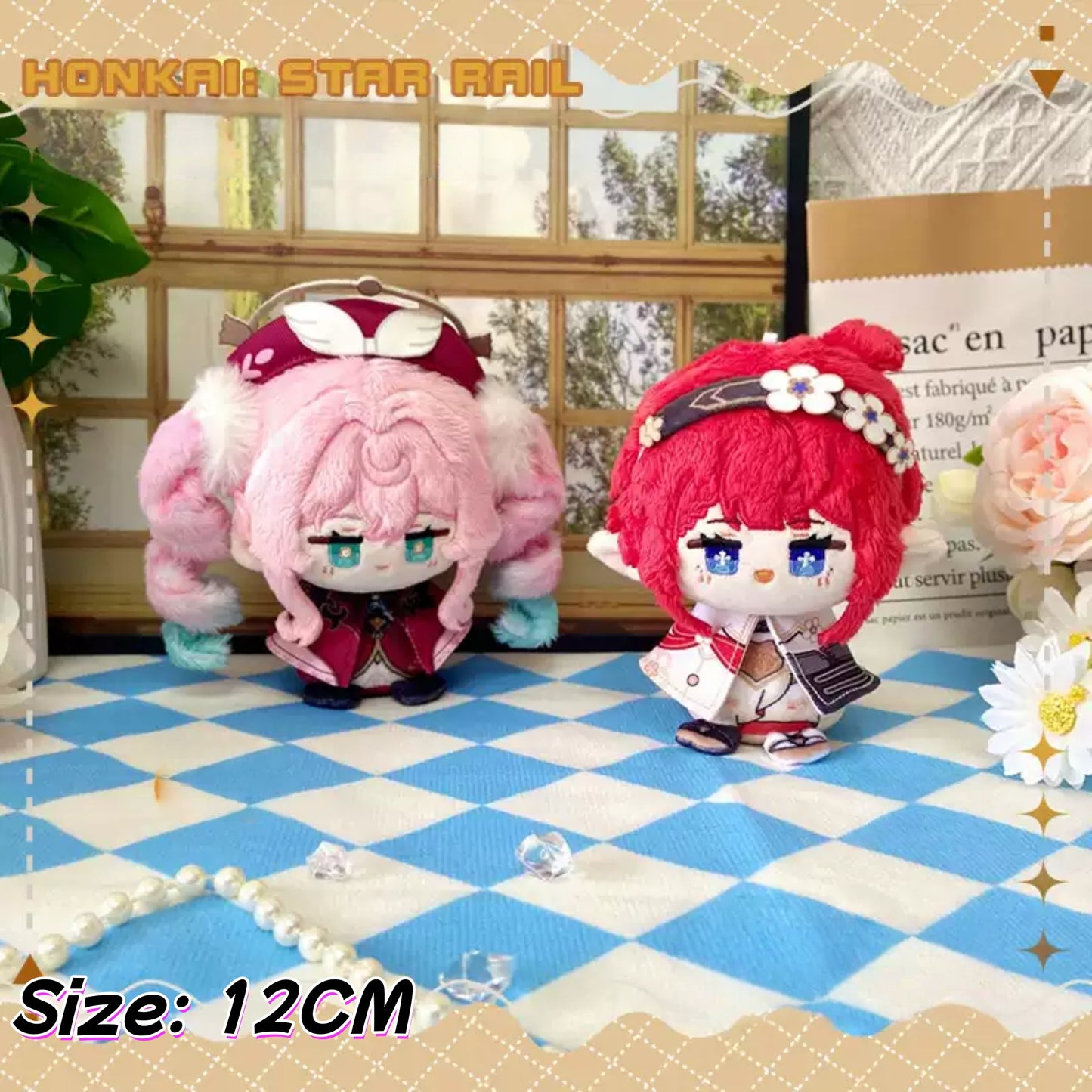 YoloAnime Honkai: Star Rail Anaxagoras 12cm Plush Doll Pendant Toy Keychain
