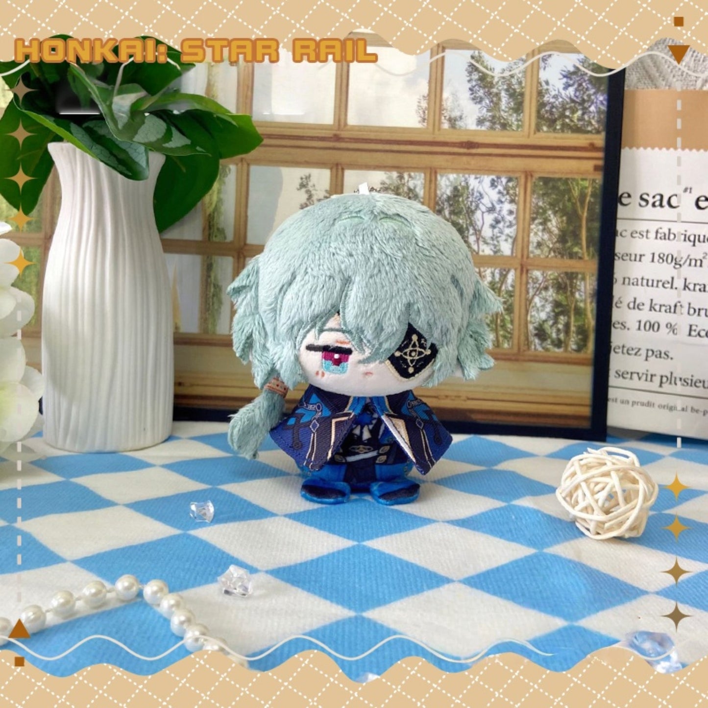 YoloAnime Honkai: Star Rail Anaxagoras 12cm Plush Doll Pendant Toy Keychain