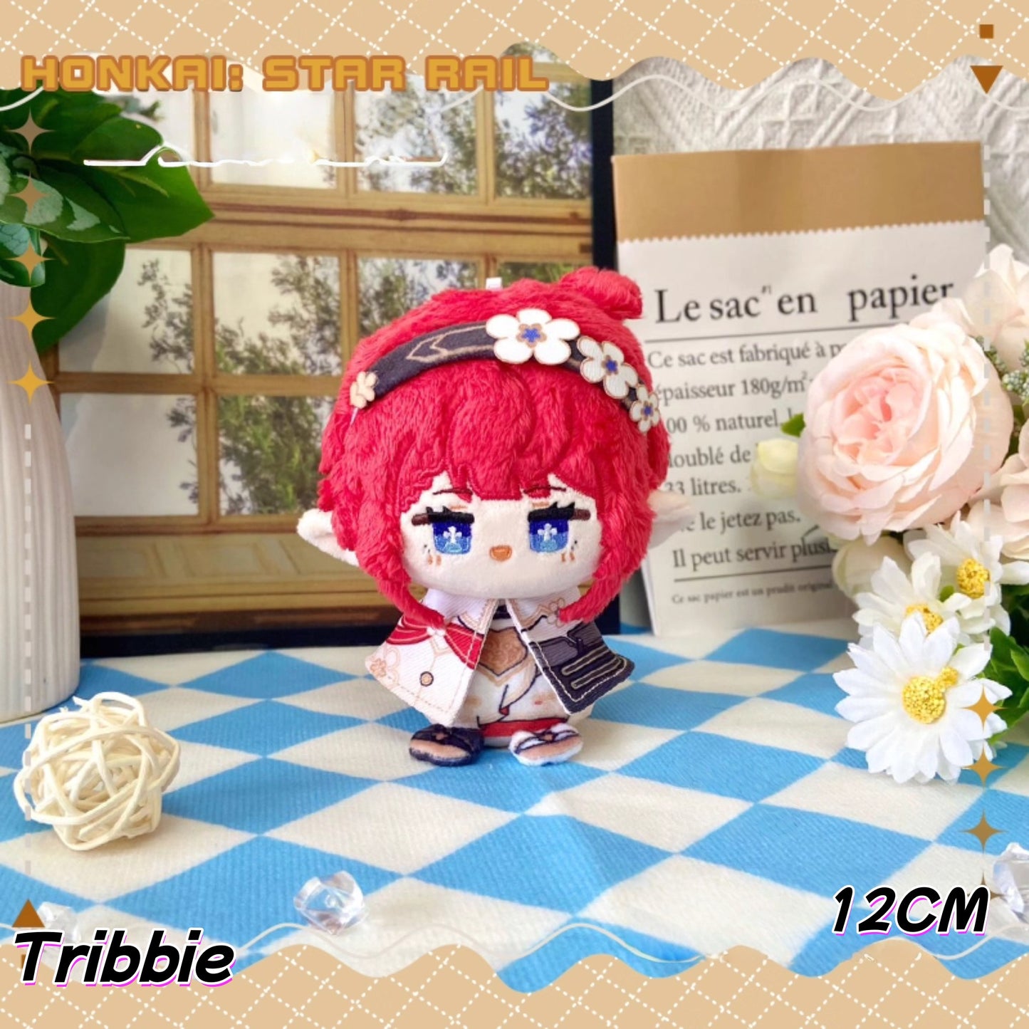 YoloAnime Honkai: Star Rail Anaxagoras 12cm Plush Doll Pendant Toy Keychain