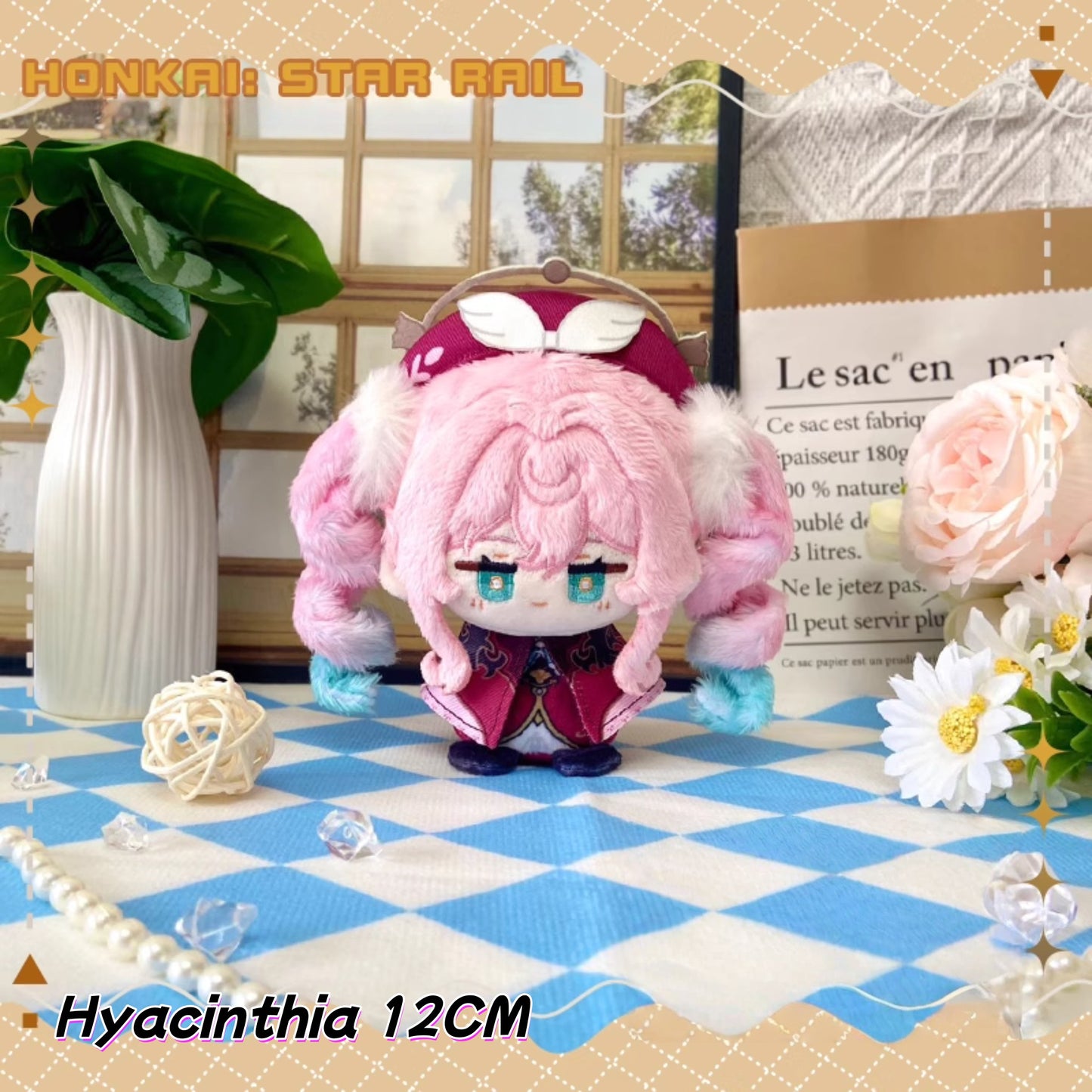 YoloAnime Honkai: Star Rail Anaxagoras 12cm Plush Doll Pendant Toy Keychain