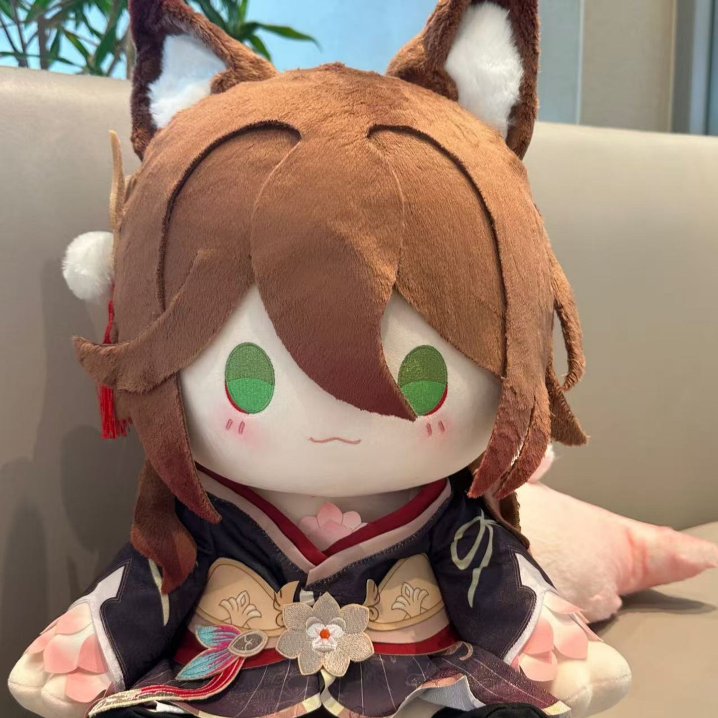 Yolo Anime Honkai: Star Rail Tingyun Dress Up Stuffed 40cm Plush Doll Toy Plushie Gift