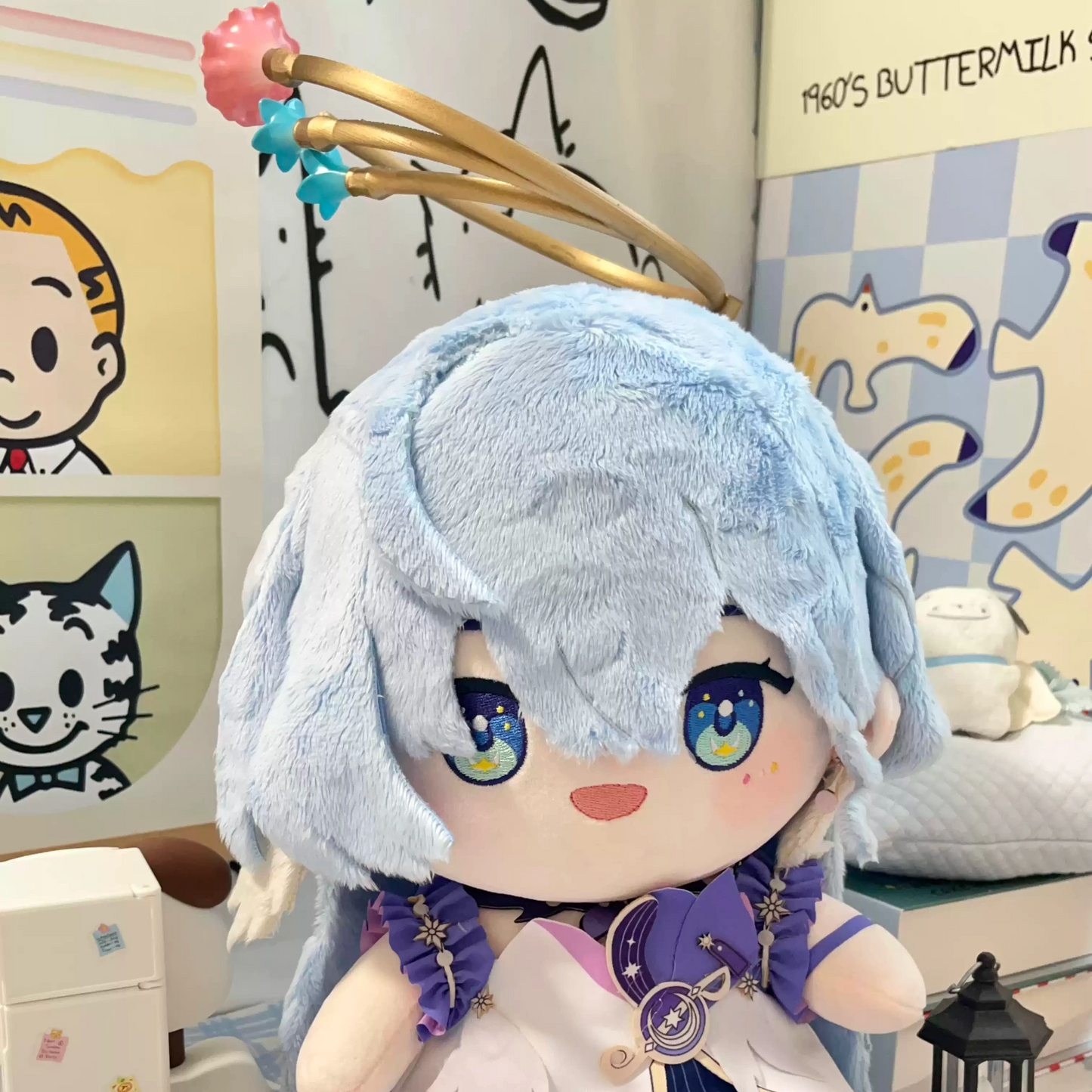 Yolo Anime Honkai: Star Rail Robin Plush Doll Stuffed Dress Up Toy Plushie 20cm