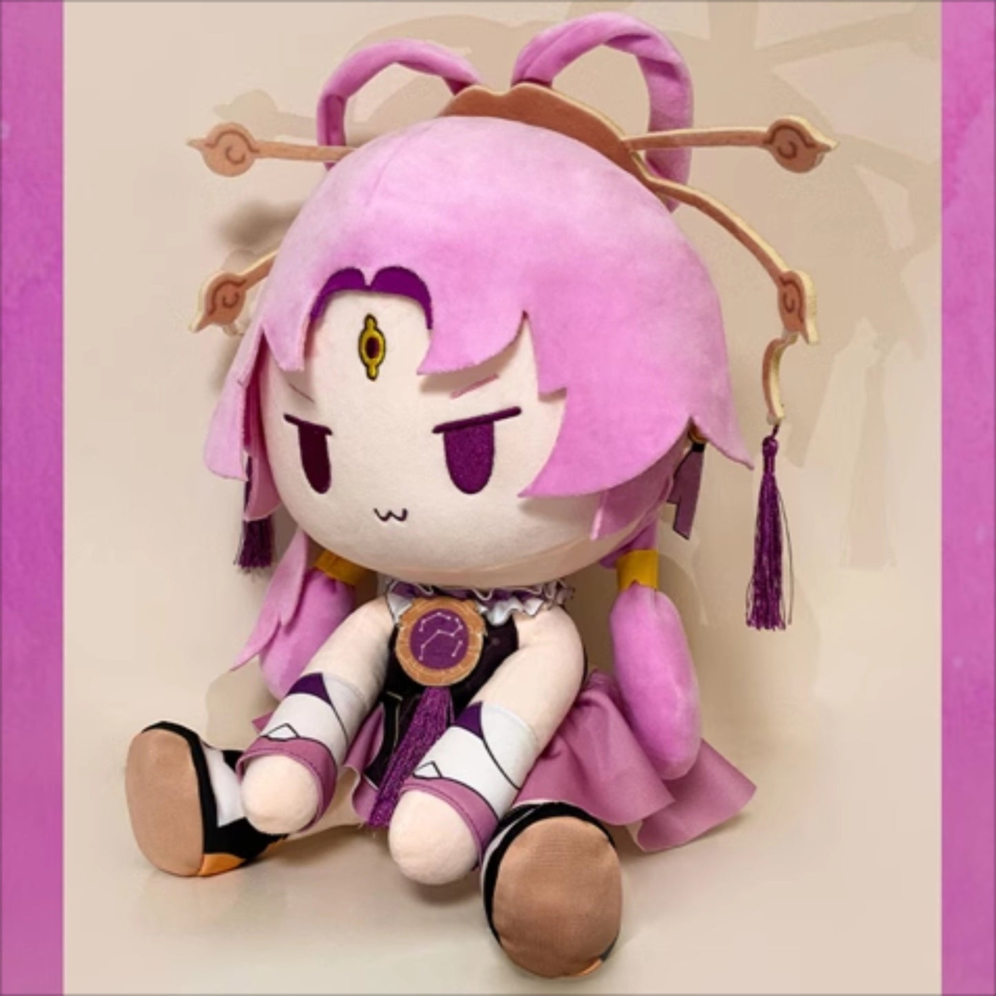 Yolo Anime Honkai: Star Rail Plushies Fuxuan 30CM  Pink Plush Doll