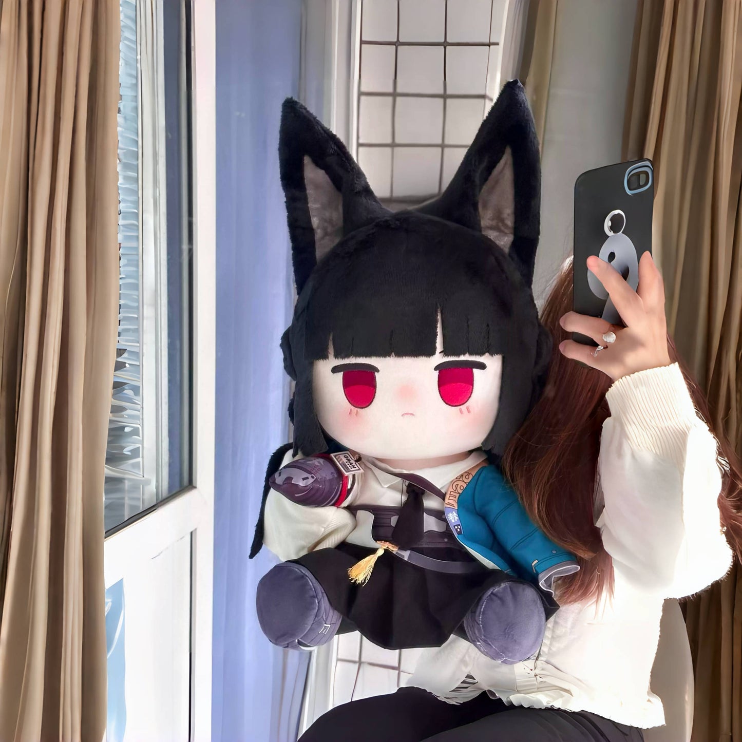 Yolo Anime Zenless Zone Zero Hoshimi Miyabi  Plush  Stuffed Pillow Dress Up Toy 40cm Doll