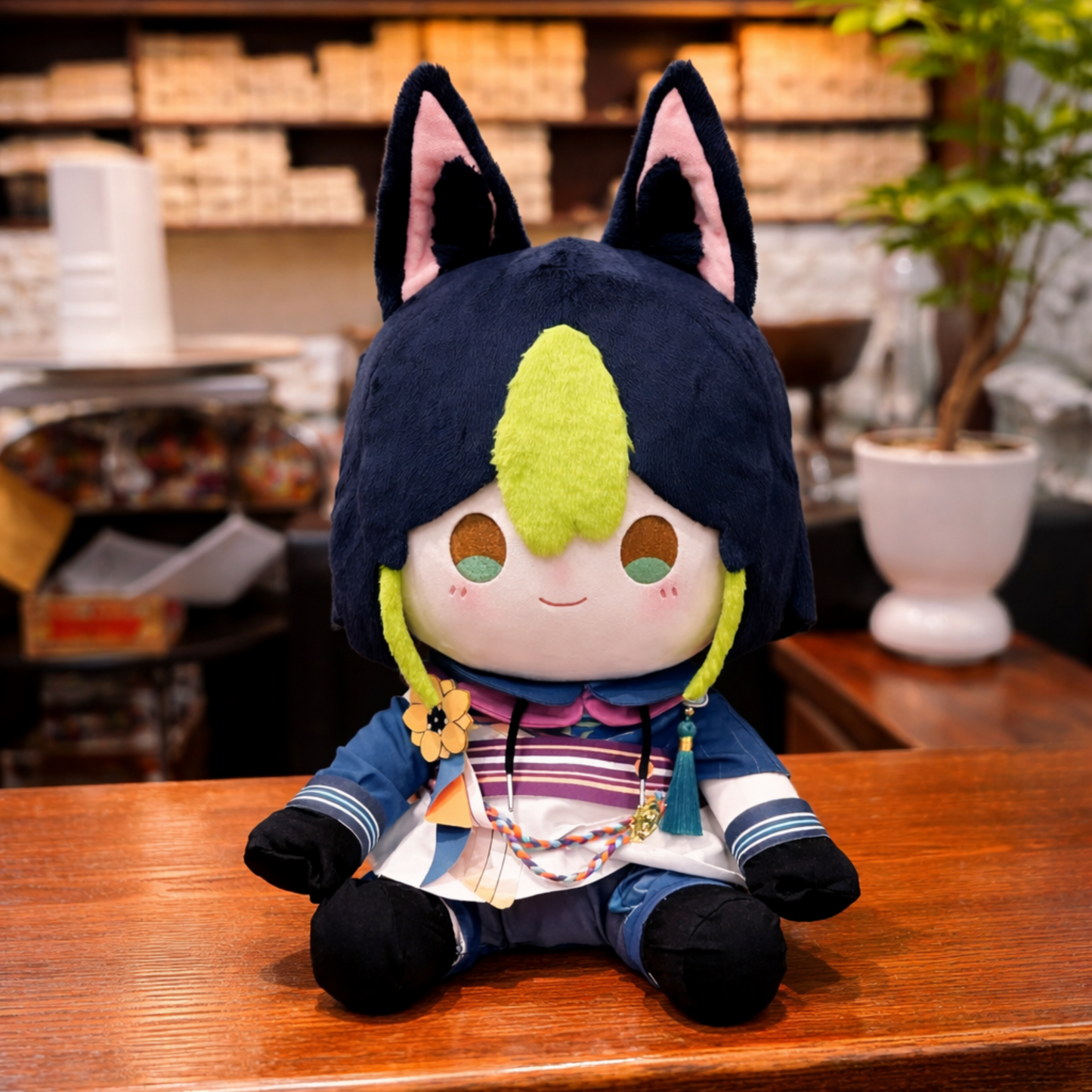 Yolo Anime Genshin Impact Fan-made  Tighnari Cotton Doll Plush |40 CM Changebalbe Outfit