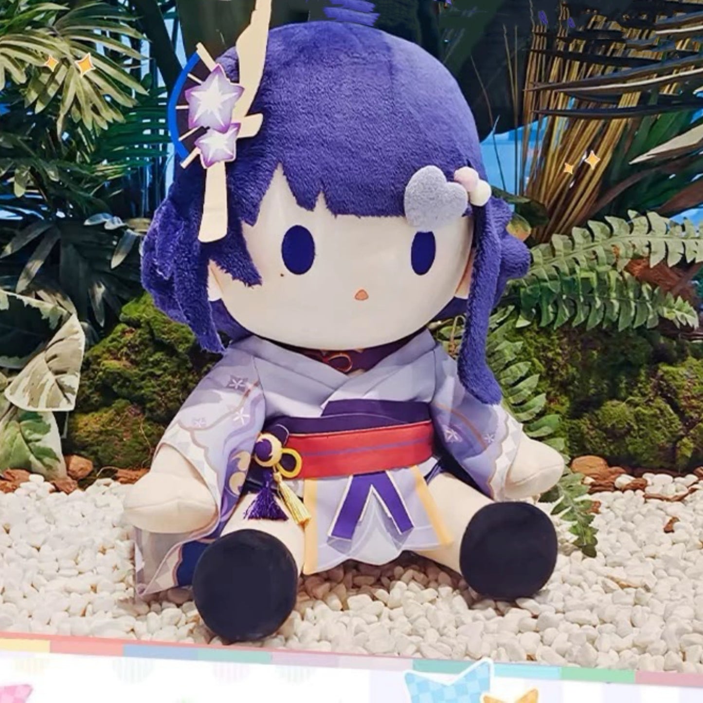 Yolo Anime Genshin Impact Raiden Shogun Plush Doll Dress up Plushie