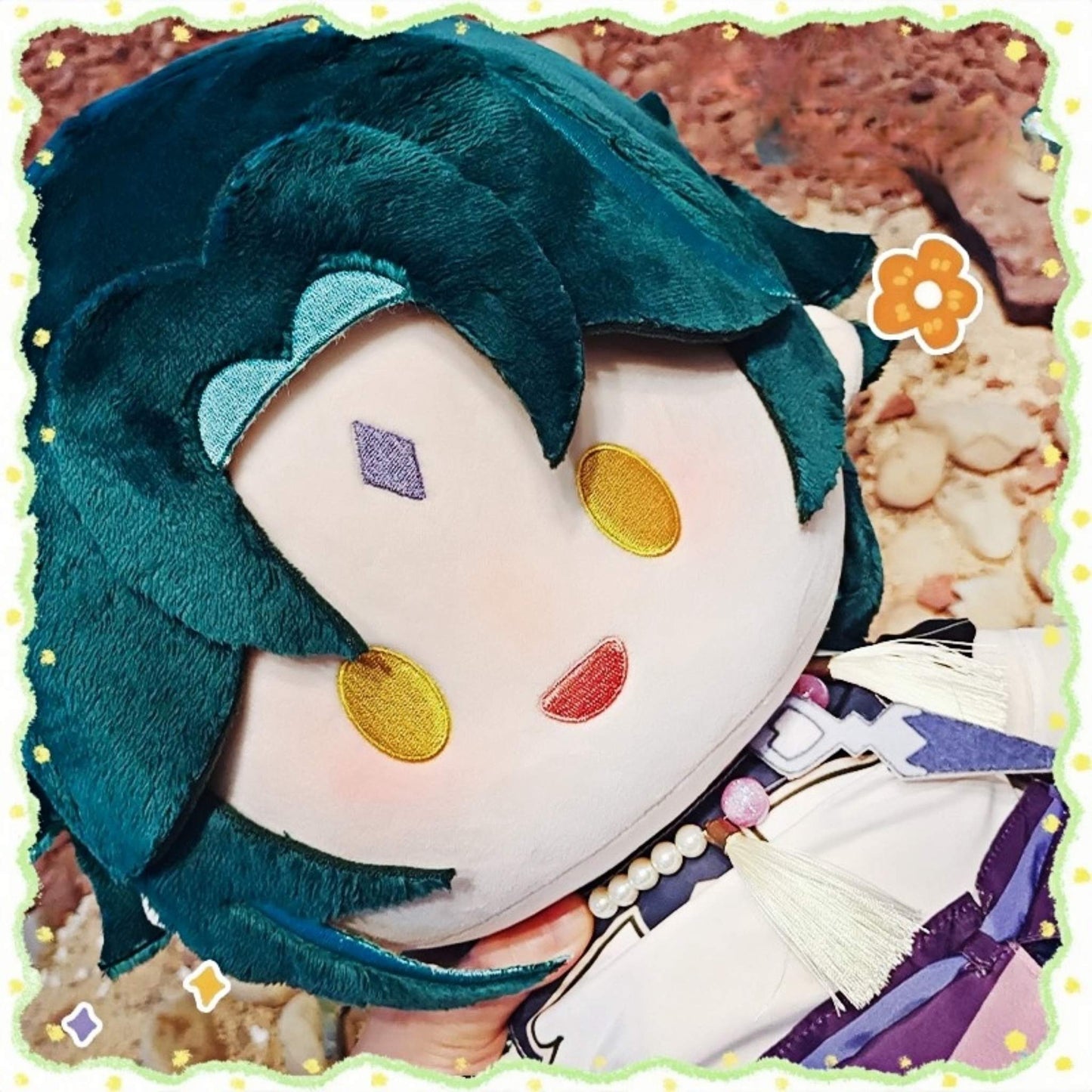 Yolo Anime  Genshin Impact Xiao Plush Dress up Doll Stuffed Toy Gift