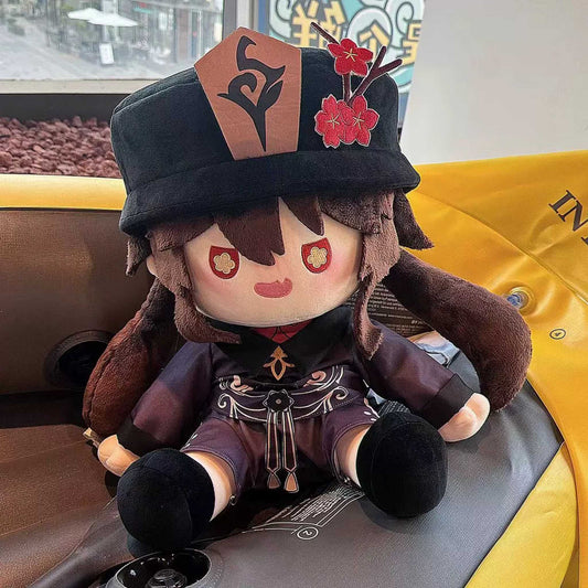 Yolo Anime Genshin Impact Hutao Plush Dress up Doll Soft Stuffed Plushie Toys