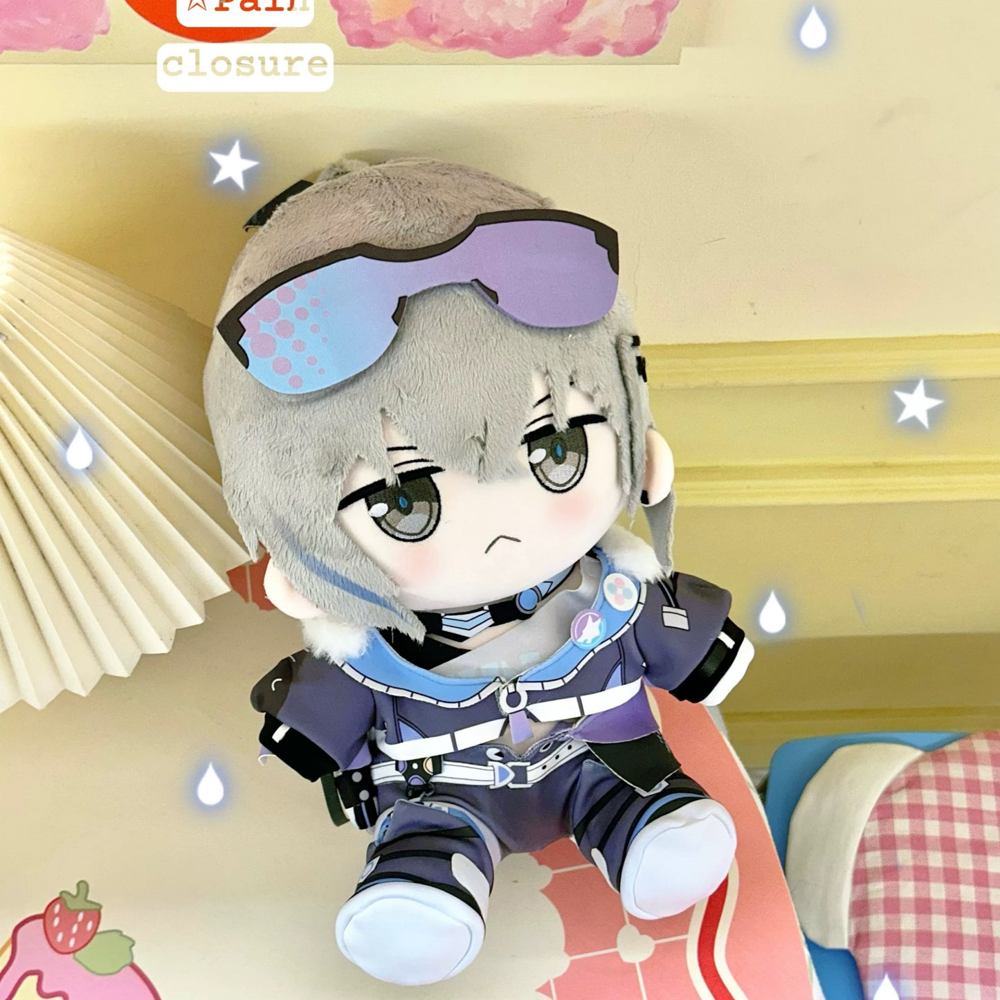 Yolo Anime Honkai: Star Rail Silver Wolf 30cm Plush Doll Dress Up Toy Plushie