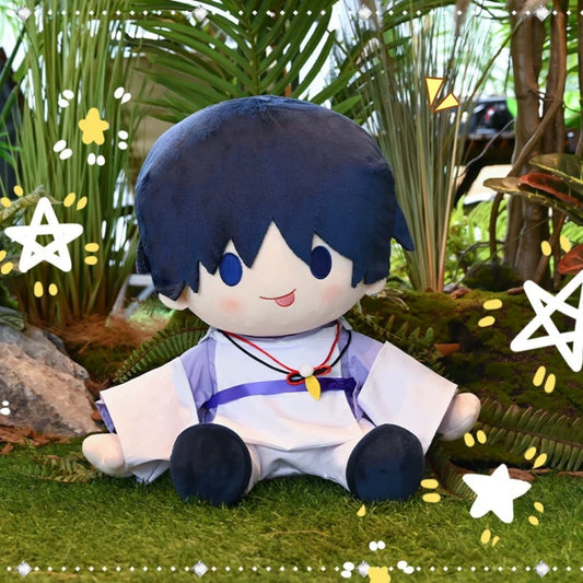 Yolo Anime Genshin Impact  Scaramouche Plush Dress up Doll  Plushie Toy 15.7''