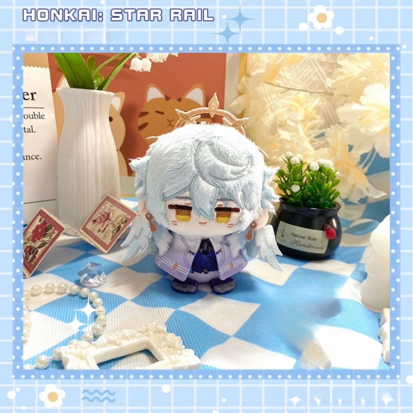 Yolo Anime Honkai: Star Rail  Sparkle Plush Doll Plushies Toy 12CM