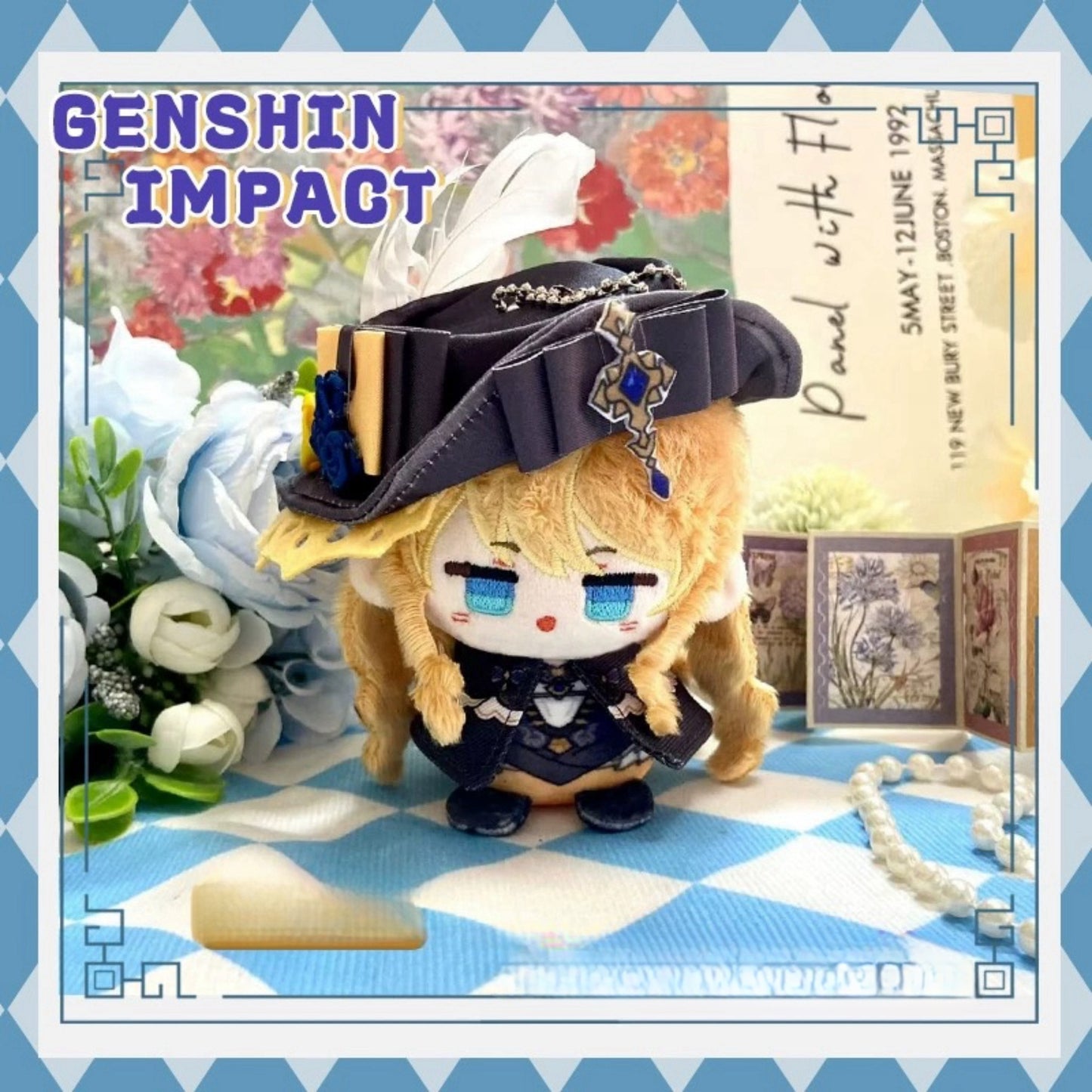 YoloAnime plushie Genshin Impact  Focalors Furina Neuvillette Navia Wriothesley Clorinde  Plush Doll 12CM
