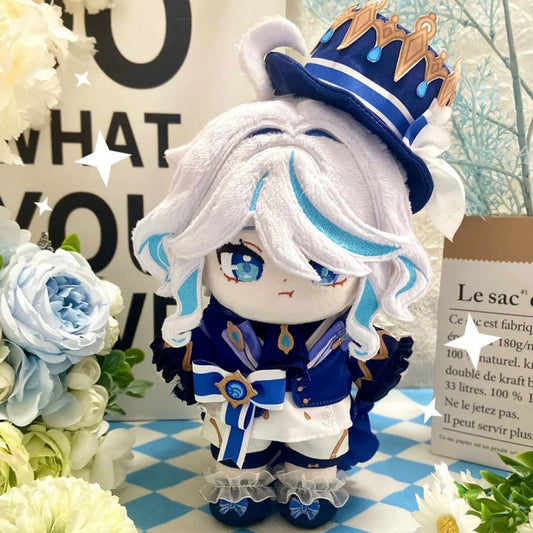 Yolo Anime Genshin Impact Furina Focalors Dress Up Plush Doll Toy 20 CM