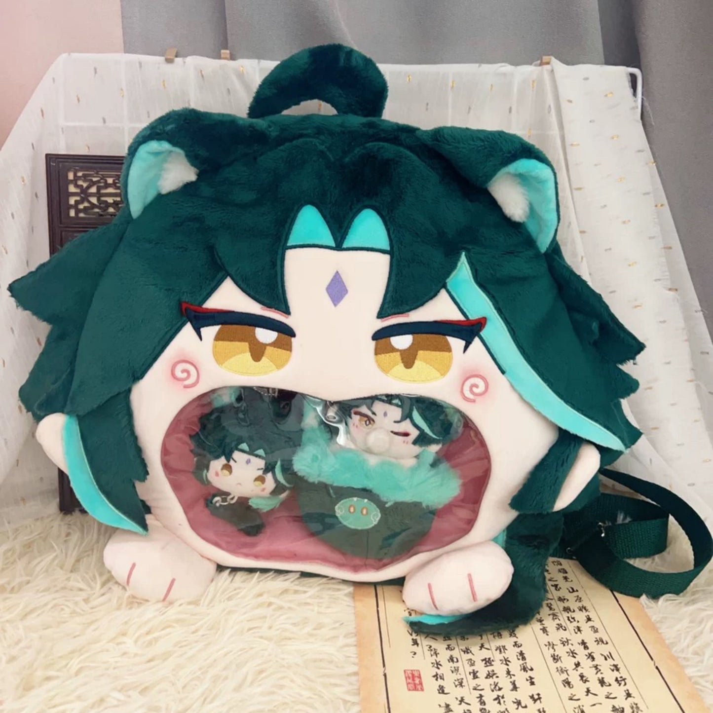 Yolo Anime  Genshin Impact Xiao Backpack Shoulder Bag