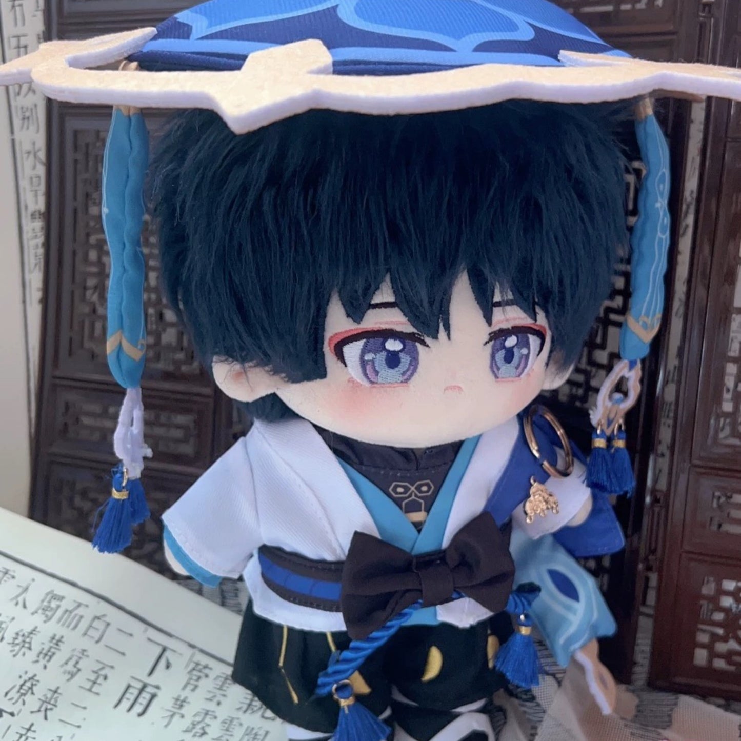 Yolo Anime Genshin Impact Scaramouche Wanderer Plush Doll Dress up Toy Plushie 20cm