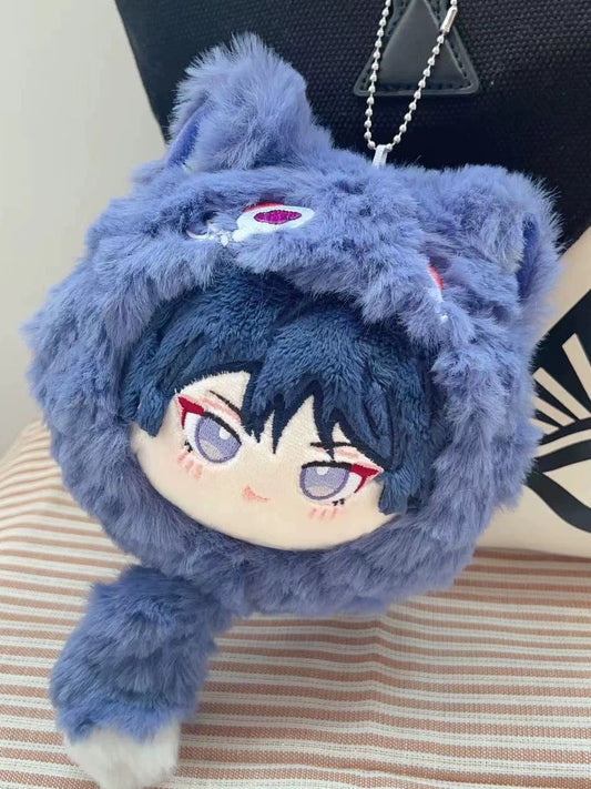 Yolo Anime Genshin Impact Wanderer Scaramouche Plush Toy  Ball Pendant 10 CM
