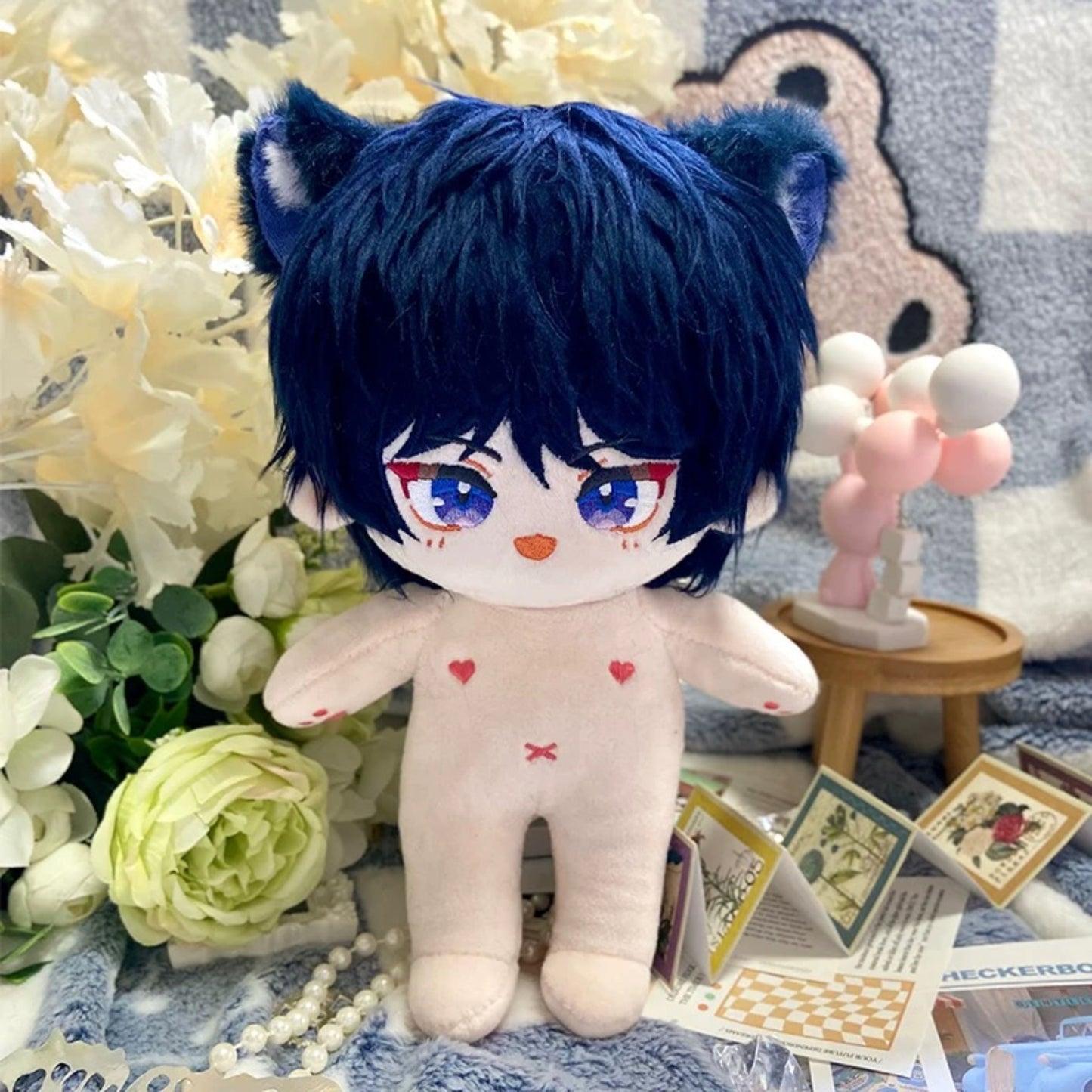 Yolo Anime Genshin Impact Scaramouche Plush Doll Dress up Plushie Toy 20CM