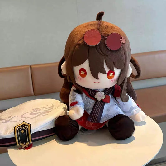 Yolo Anime Fan-made Inspired Hu Tao Plush Doll pillow 40cm changeable outfit