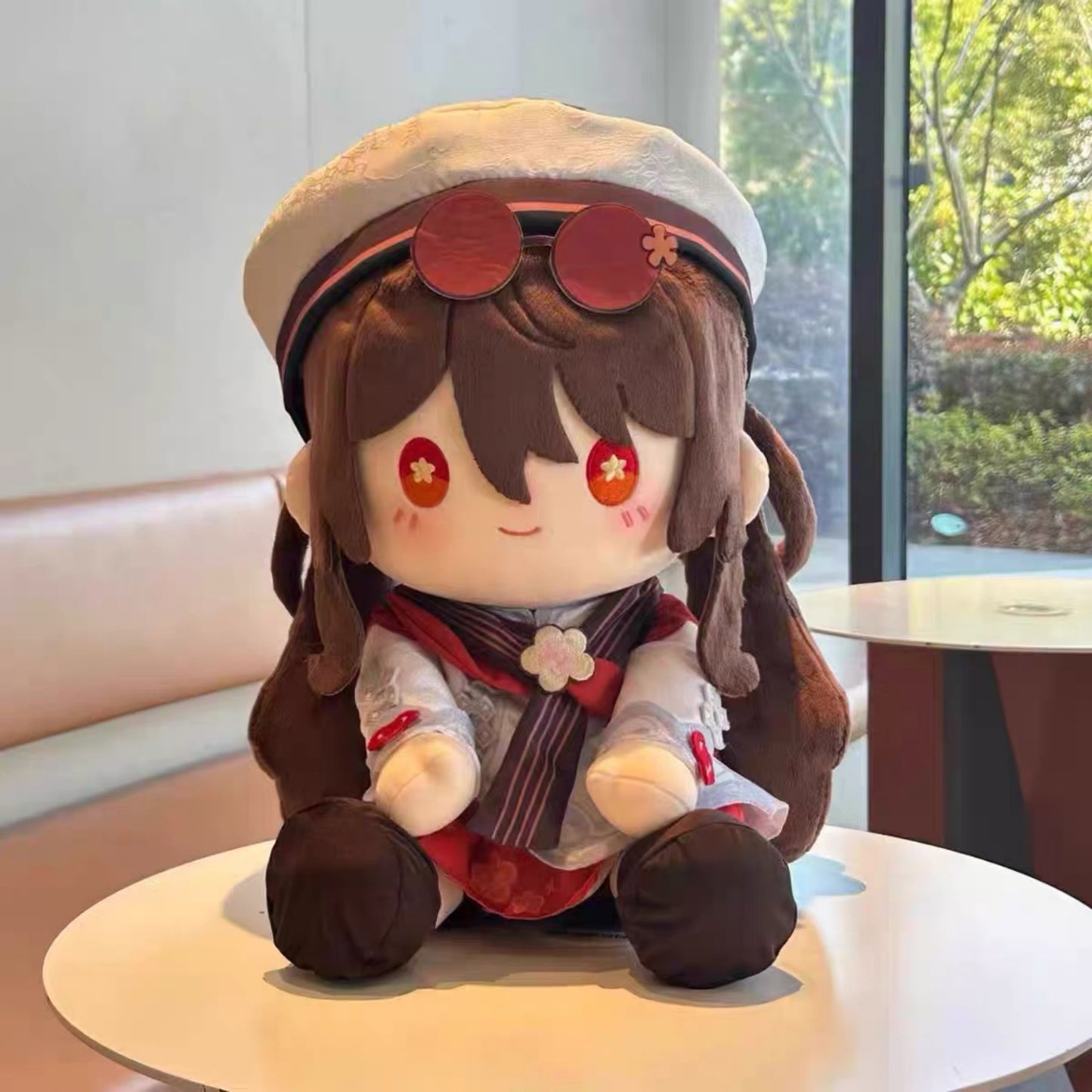 Yolo Anime Fan-made Inspired Hu Tao Plush Doll pillow 40cm changeable outfit