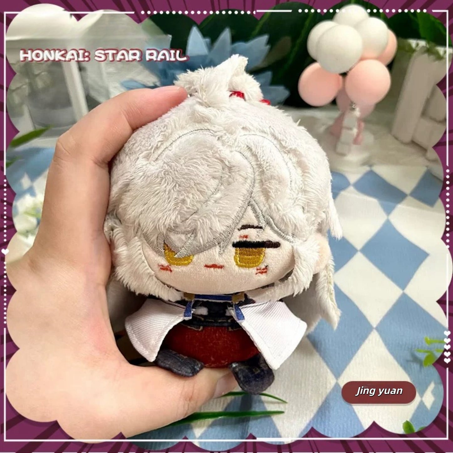 Yolo Anime Honkai: Star Rail Kafka Bailu Herta Jingyuan  Danheng Plushie  Plush Doll Toy 12 CM