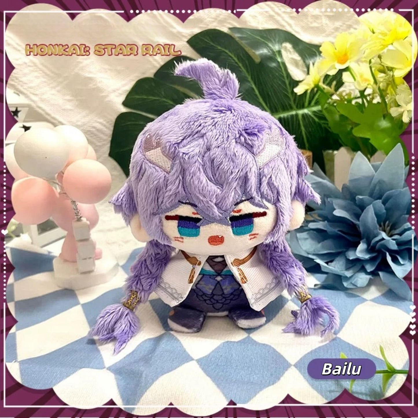 Yolo Anime Honkai: Star Rail Kafka Bailu Herta Jingyuan  Danheng Plushie  Plush Doll Toy 12 CM