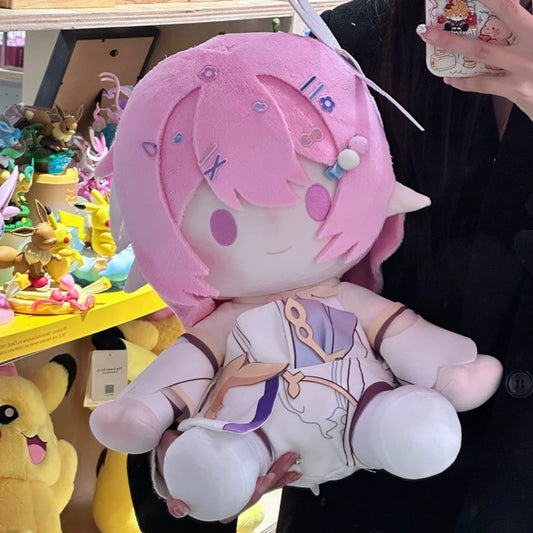Yolo Anime Honkai Impact 3 Elysia  Plush Doll Sitting  Dress Up Plushie Stuffed Toy 40CM