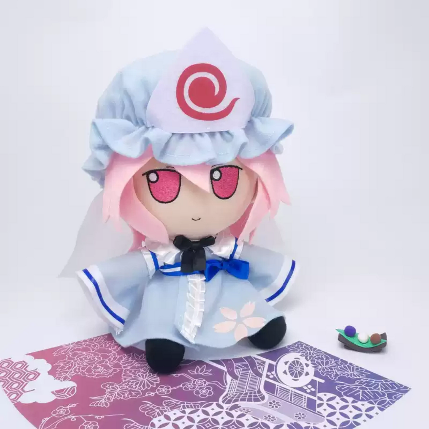 TouHou Project Fumo Saigyouji Yuyuko Plush Doll Stuffed Plushie Toy  Gift 20CM