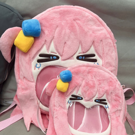 Bocchi the Rock Gotou Hitori Plush  Backpack Crossbody Bag